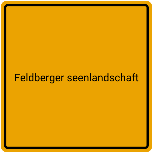 Meldebestätigung Feldberger Seenlandschaft